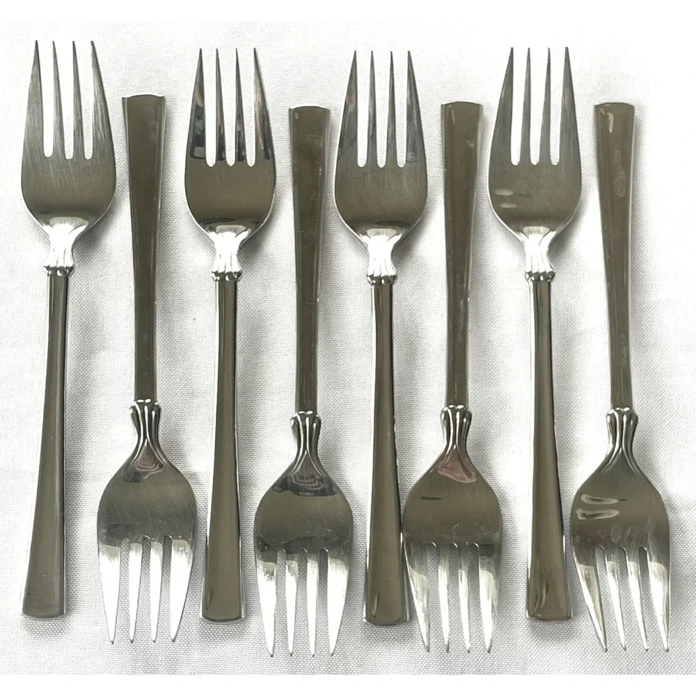 Mikasa Verona 18/8 Stainless Flatware Set Service for 8 + Serving Pieces - 43pcs